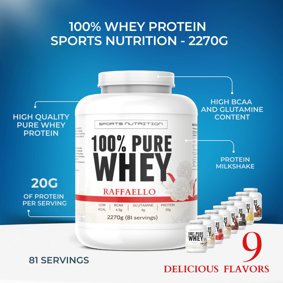 100% Whey Protein Sports Nutrition - 2270g | Megapump