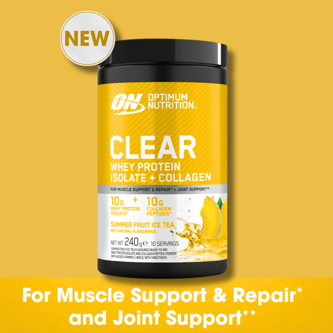 Clear Whey Protein Isolate Collagen Optimum Nutrition | Megapump
