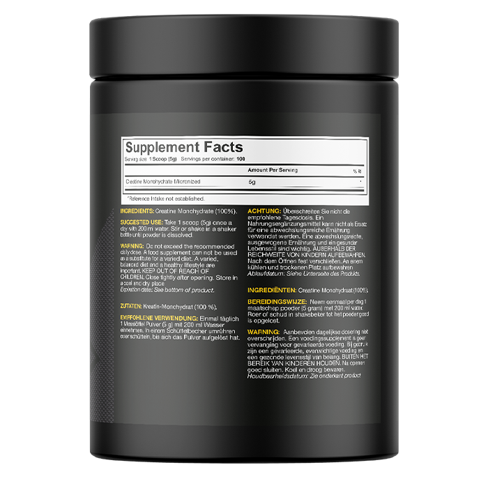 Dedicated Creatine Monohydrate powder 500g | Megapump