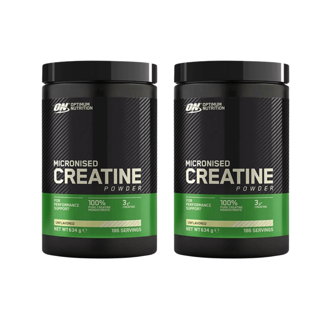 Creatine Monohydrate Optimum Nutrition 634g 2 tubs | Megapump