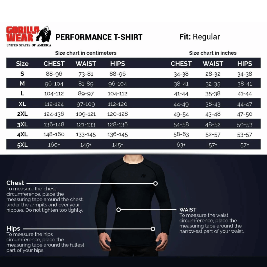 Gorilla Wear Performance T-Shirt | Megapump