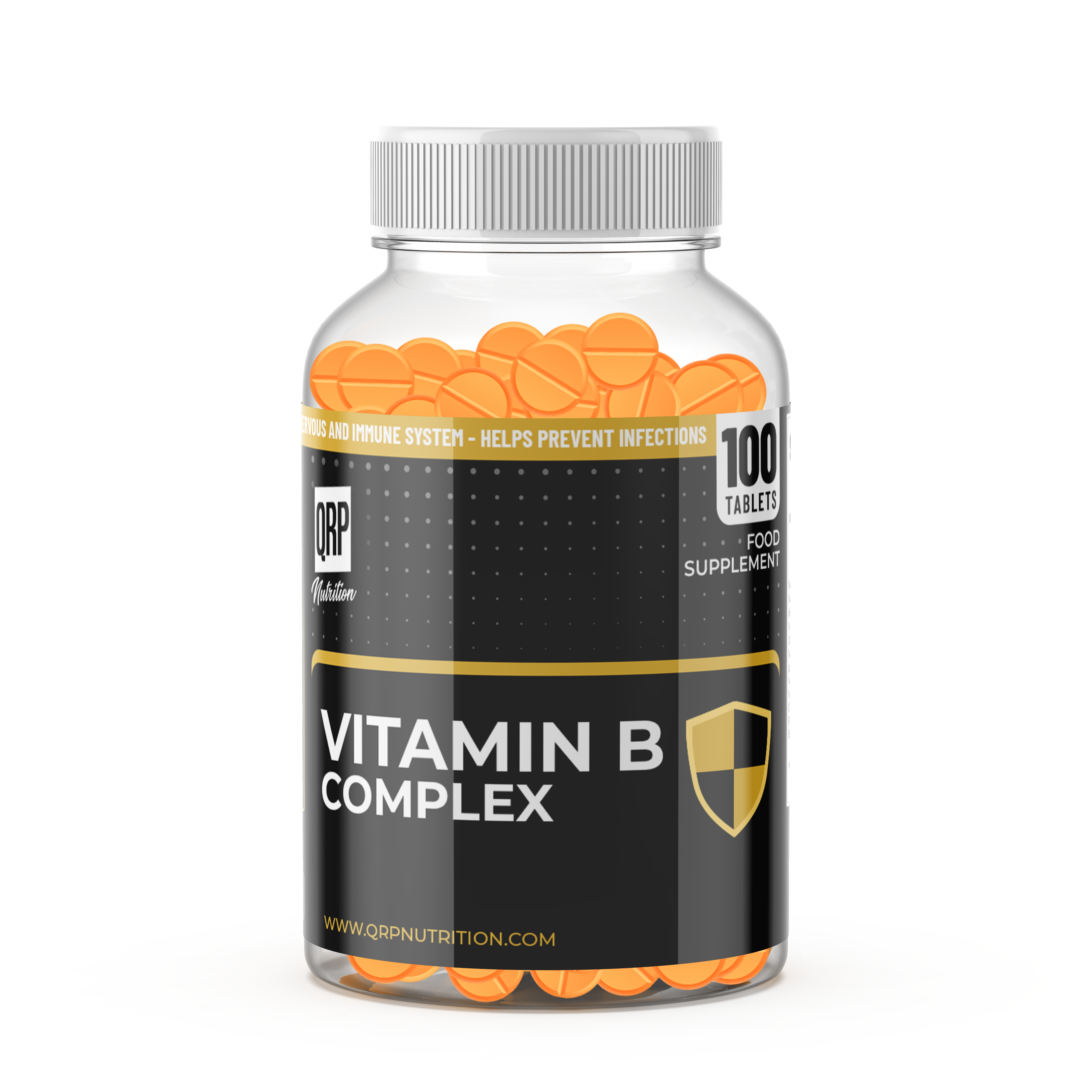 Vitamin B Complex 100tabs QRP Nutrition | Megapump