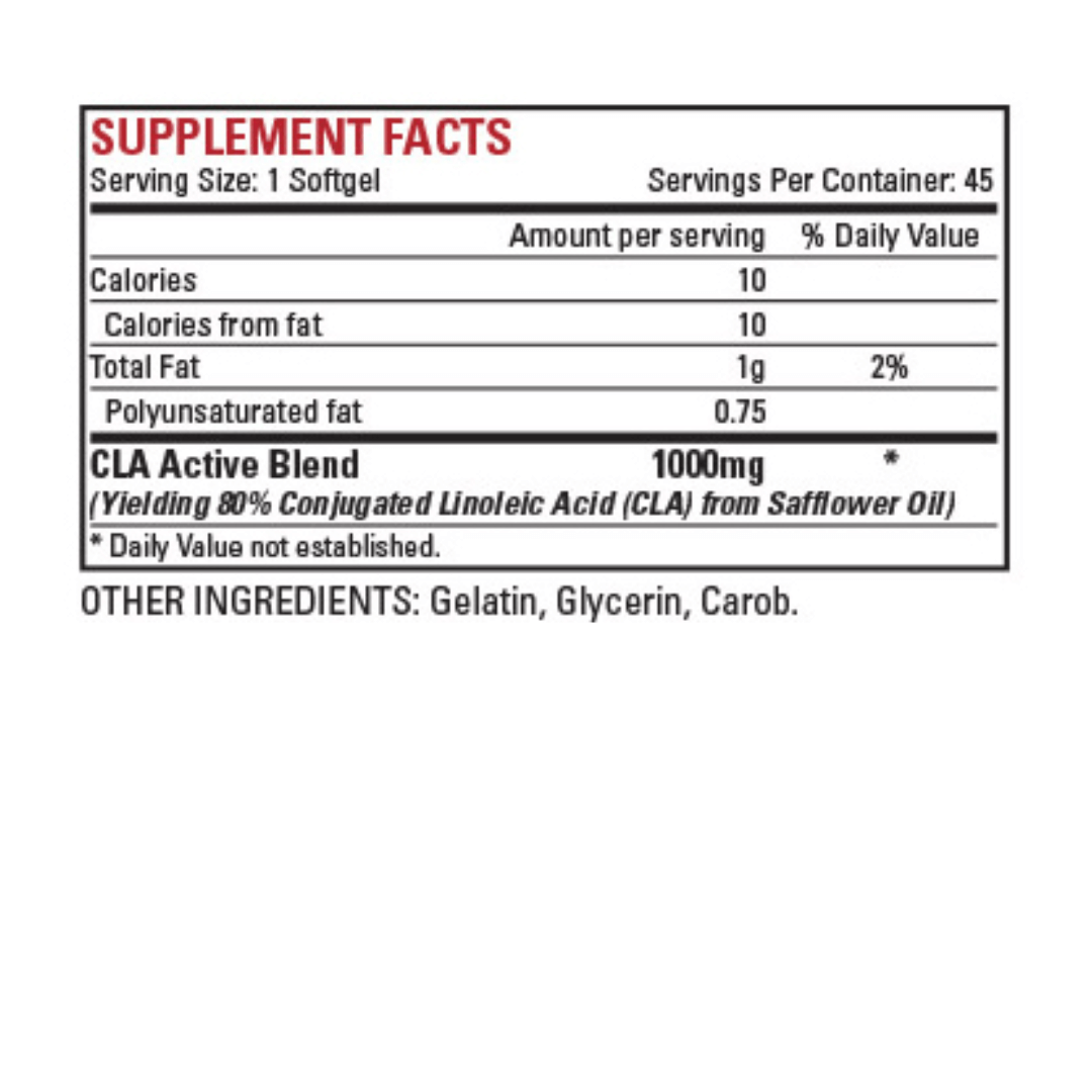 Lipo 6 CLA By Nutrex Supplement facts | Megapump