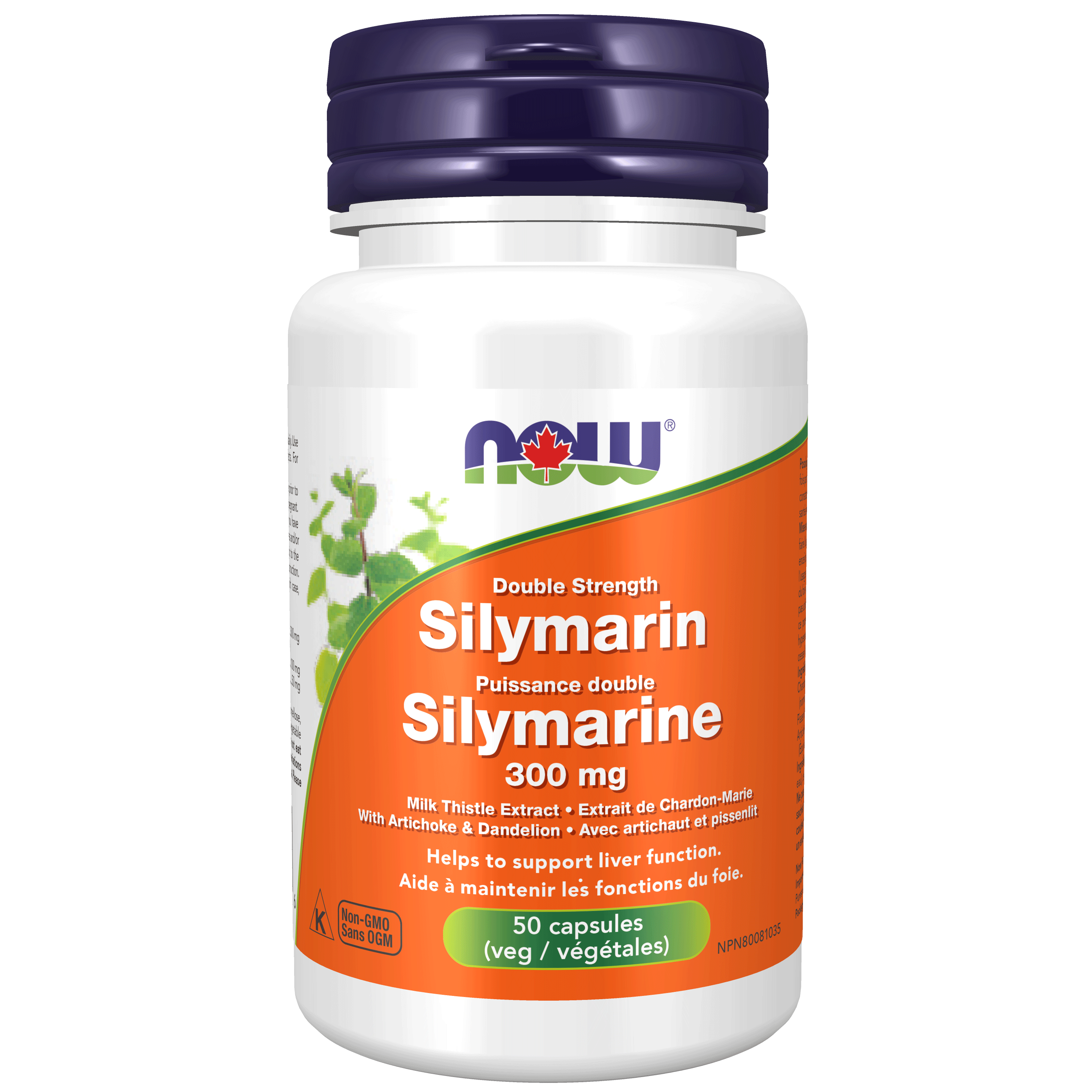 Silymarin 300mg Now Foods 50 capsules exp 11/2025