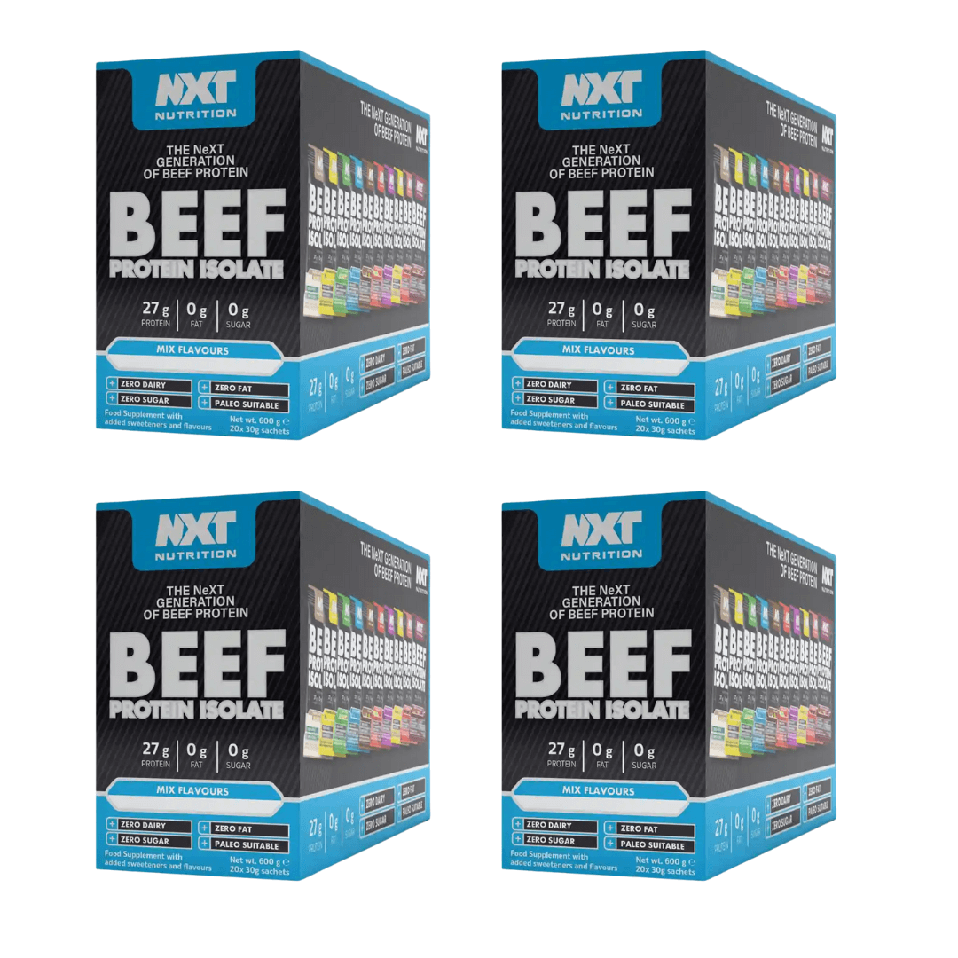 NXT Beef Protein Samples Box of 20 x 30g - megapump