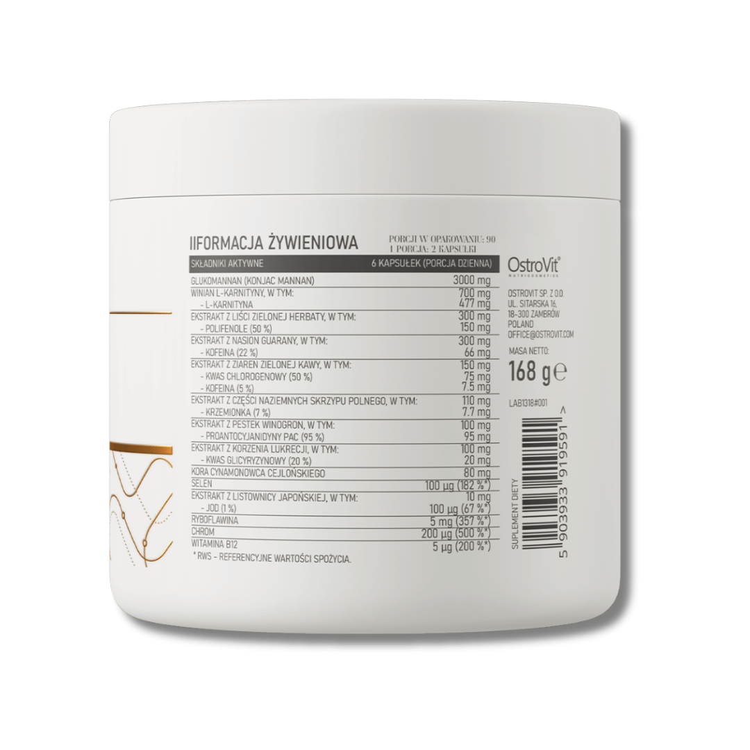 Ostrovit Slim Care supplement Facts | Megapump