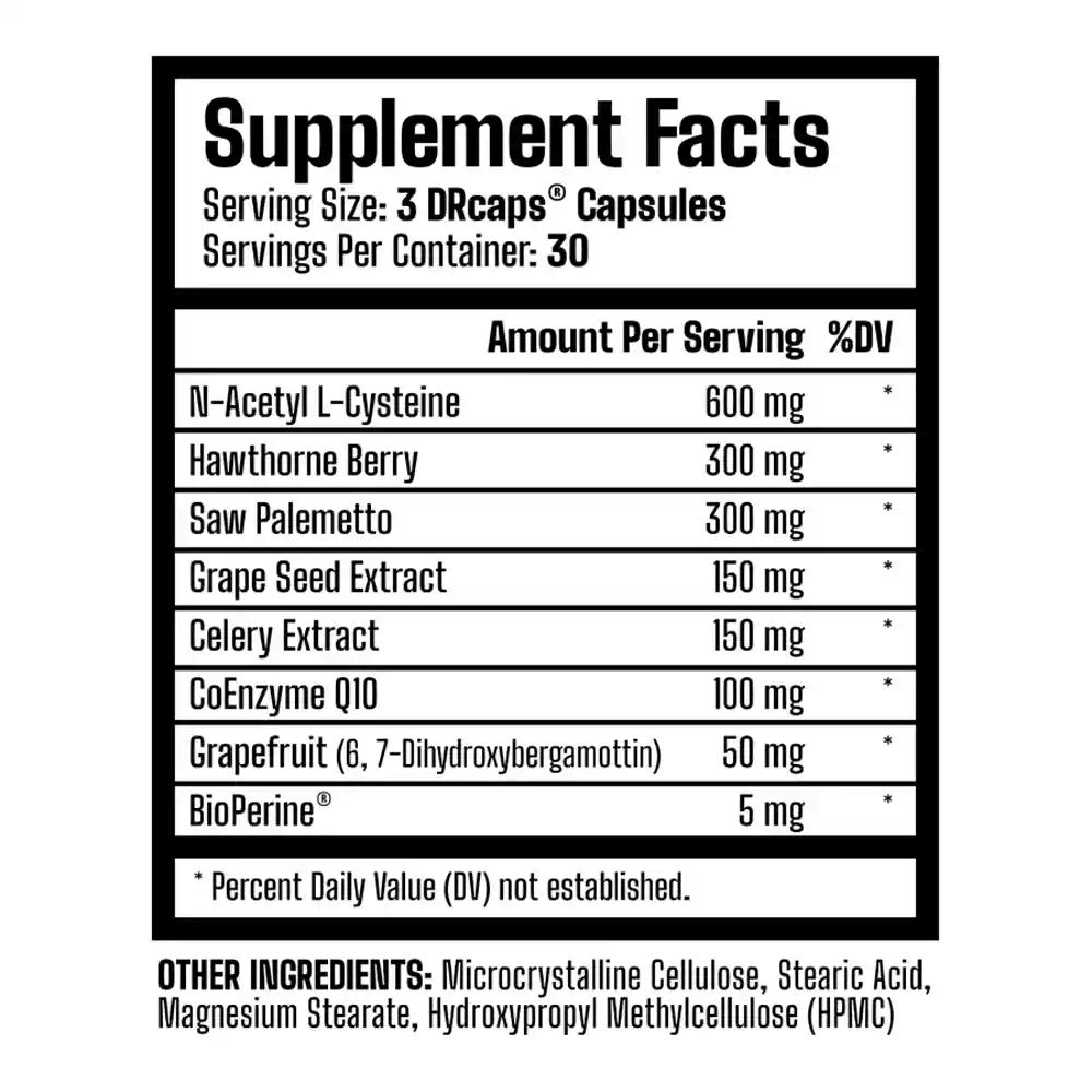Refresh Supplement facts Muscle Rage | Megapump