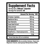 Refresh Supplement facts Muscle Rage | Megapump