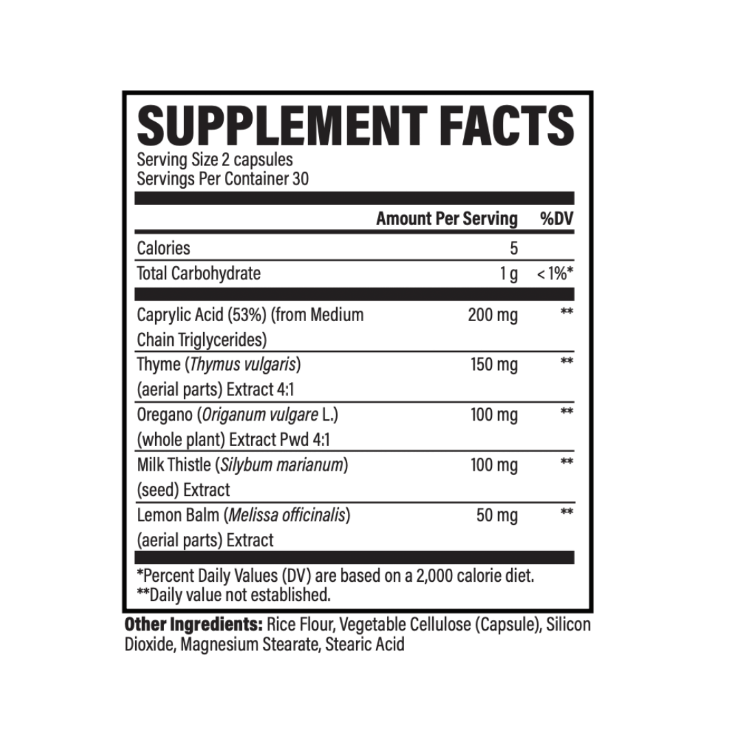 Revive Gut Health Supplement Facts | Megapump