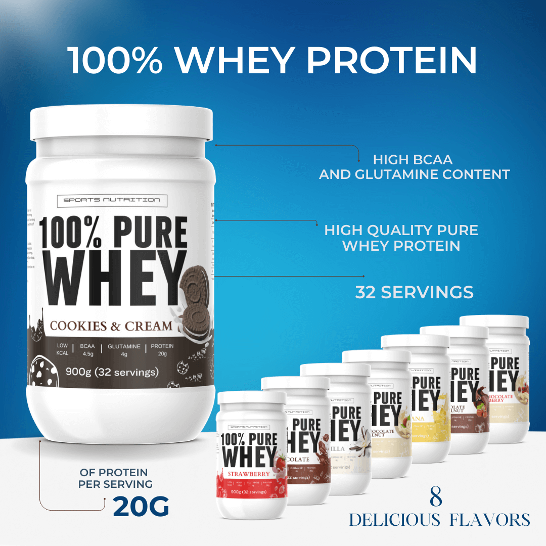100% Whey Protein Sports Nutrition 900g | Megapump