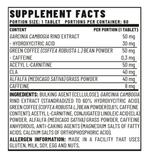 Vitacorp Plus L-Carnitine Supplement Facts | Megapump