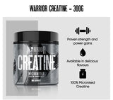 Creatine Micronised powder 300g Warrior | Megapump