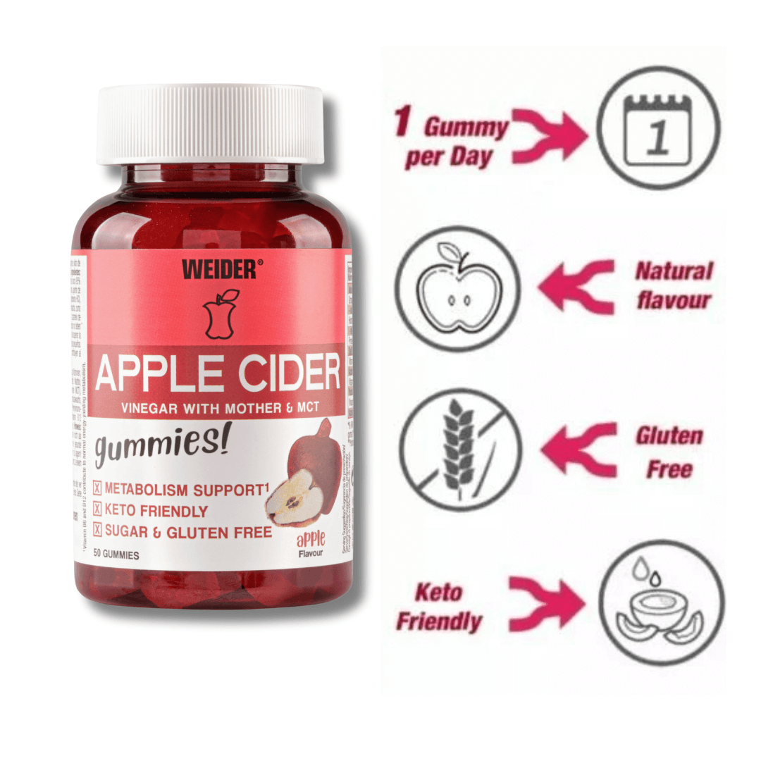 Apple Cider 50 Gummies Weider Information | Megapump