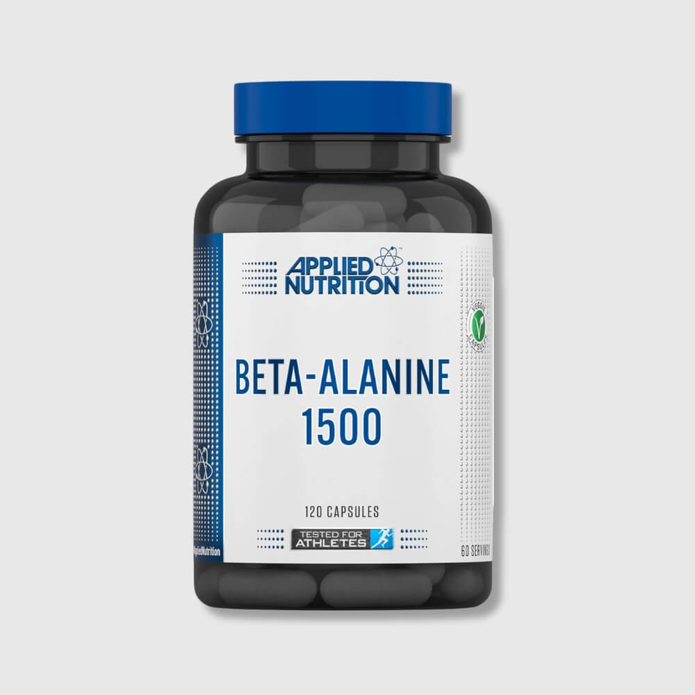 Applied Nutrition Beta Alanine 1500, Amino Acid Supplement, Strength & Performance, 750mg Beta Alanine Per Capsule (120 Capsules - 60 Servings) | Megapump