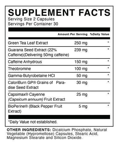 CBum Essential Fat Burner 60 capsules supplement info | Megapump