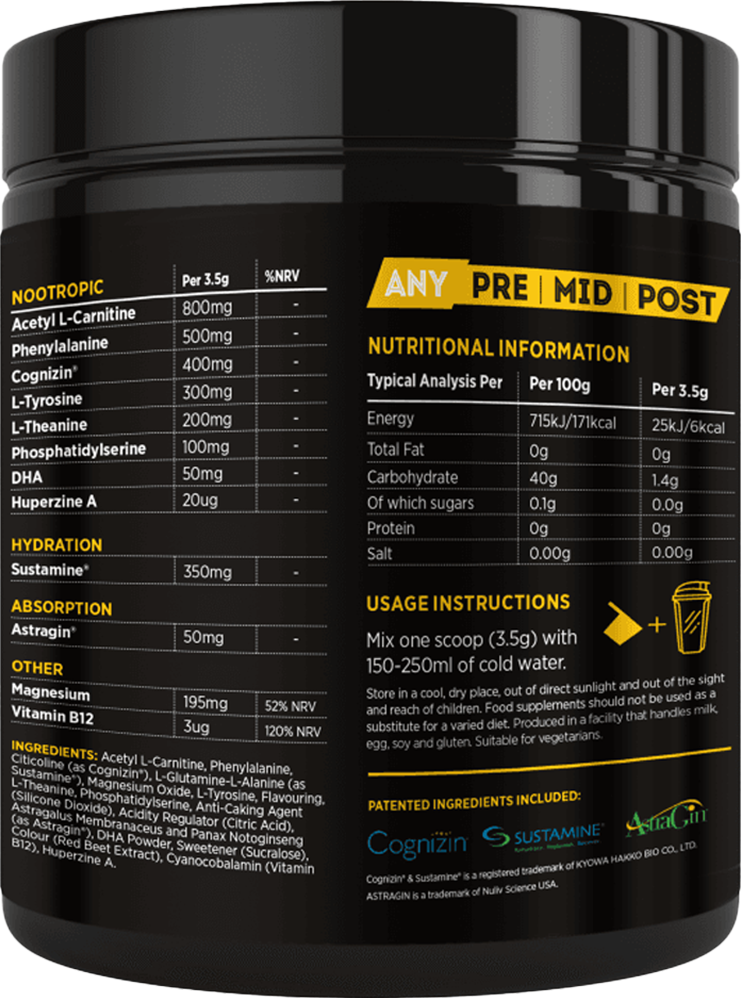 Cognition Nootropic CNP info | MEGAPUMP