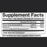 InnovaPharm VITAMIN D3 + K2 ingredients | Megapump