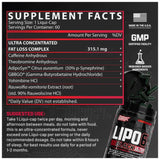 Lipo 6 Black Ultra Concentrate Nutrex - 60 capsules