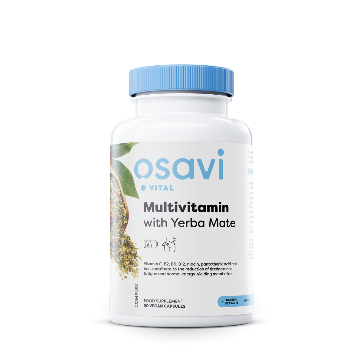 Osavi Multivitamin with Yerba Mate 90 caps | Megapump