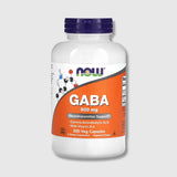 GABA 500 mg NOW - 200 Veg Capsules | Megapump