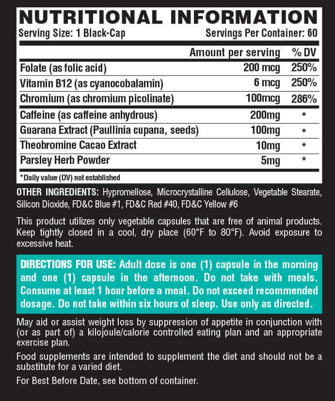 Lipo 6 Black Hers Ultra Concentrate Nutrex - 60 Black-Caps