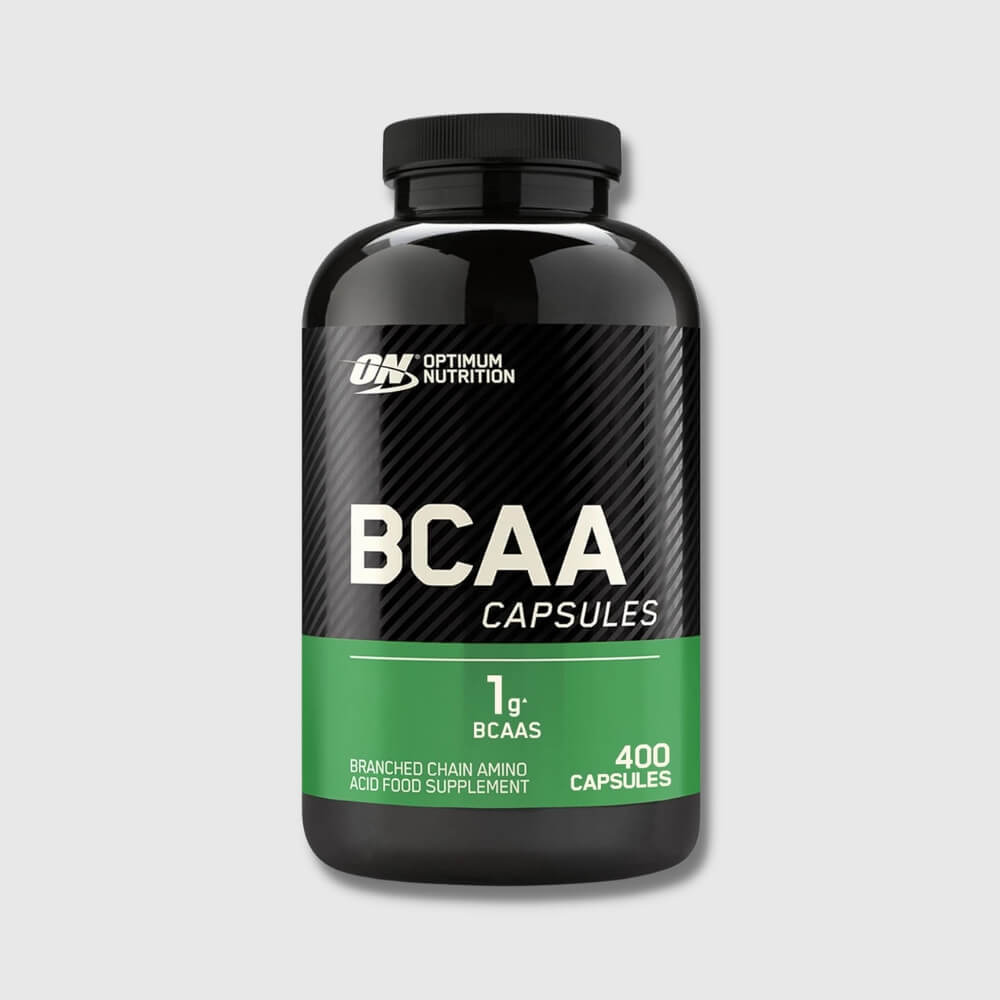Optimum Nutrition BCAA Capsules, Amino Acids Tablets, 1000 mg of Essential Amino Acids BCAAs with L-Leucine, L-Isoleucine and L-Valine, Unflavoured, BCAA Supplements, 200 Servings, 400 Capsules | Megapump