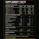 Sicario Pre workout ingredients | Megapump