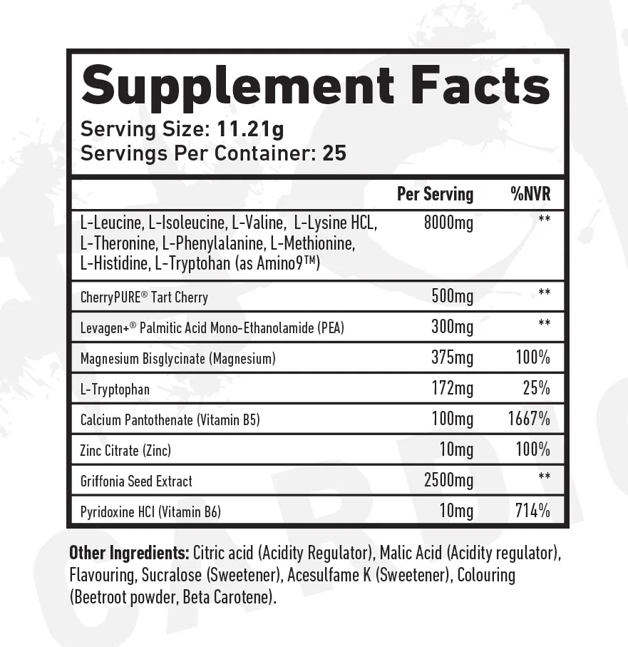 Sleep EAAzzzy TWP Nutrition supple info | Megapump