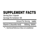 TBJP Vit-C ingredients | Megapump