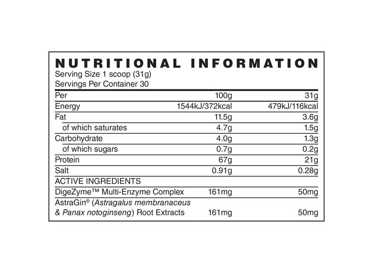 Vegan Protein Winter Soldier Naughty Boy info | Megapump