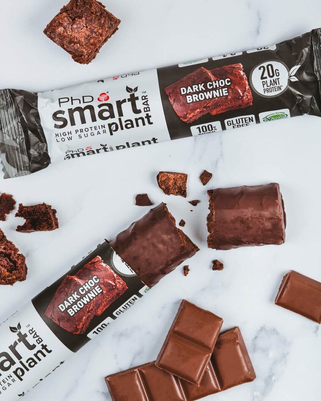 PHD Smart Plant Bar Dark Choc Brownie | Megapump