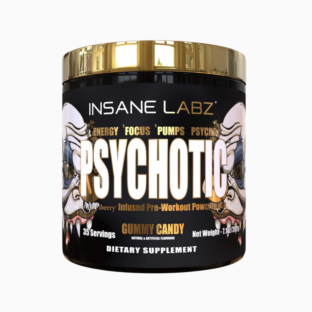 Psychotic Gold Pre Workout Insane Labz Gummy Candy | Megapump