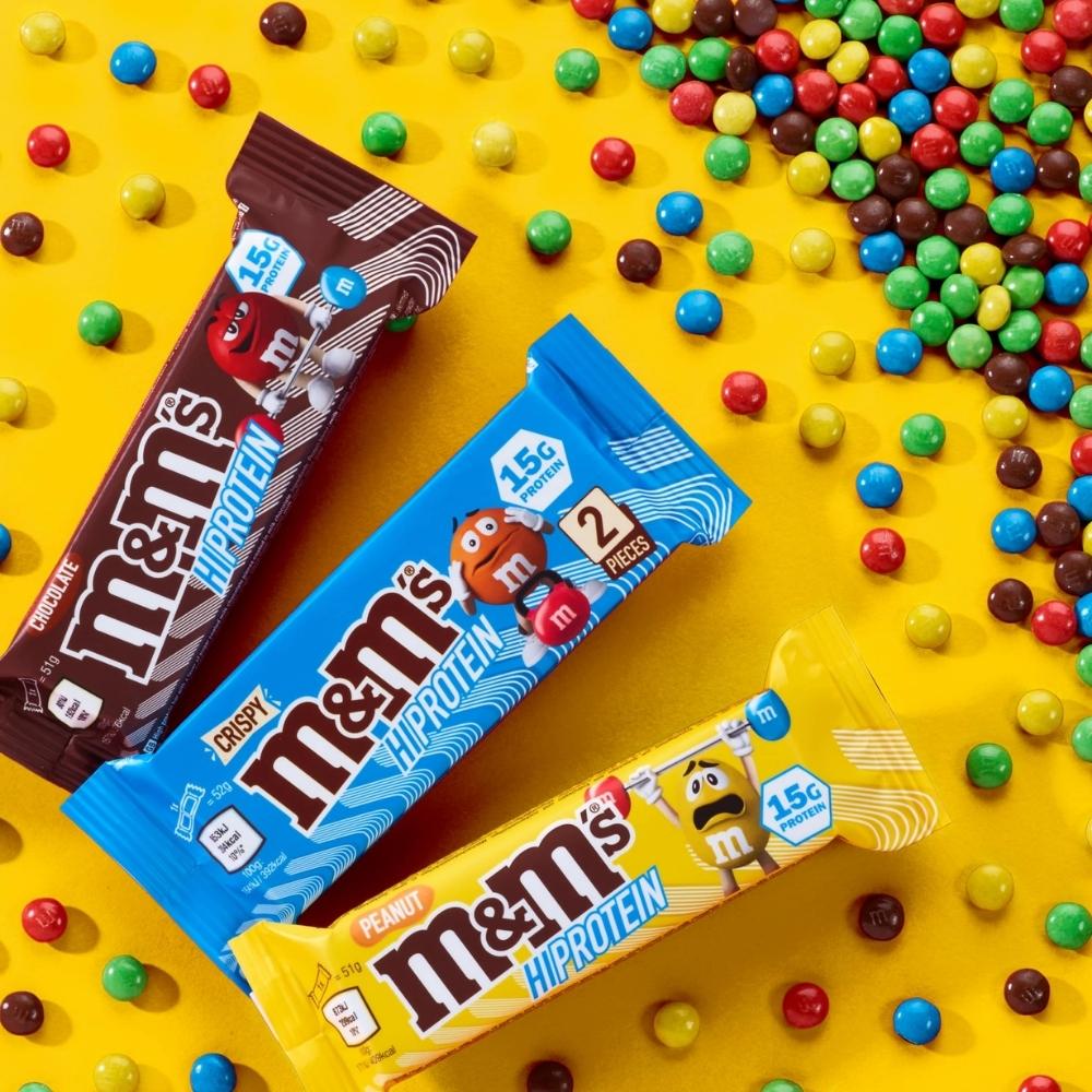 M&M Hi Protein Bars Box 12x51g Mars