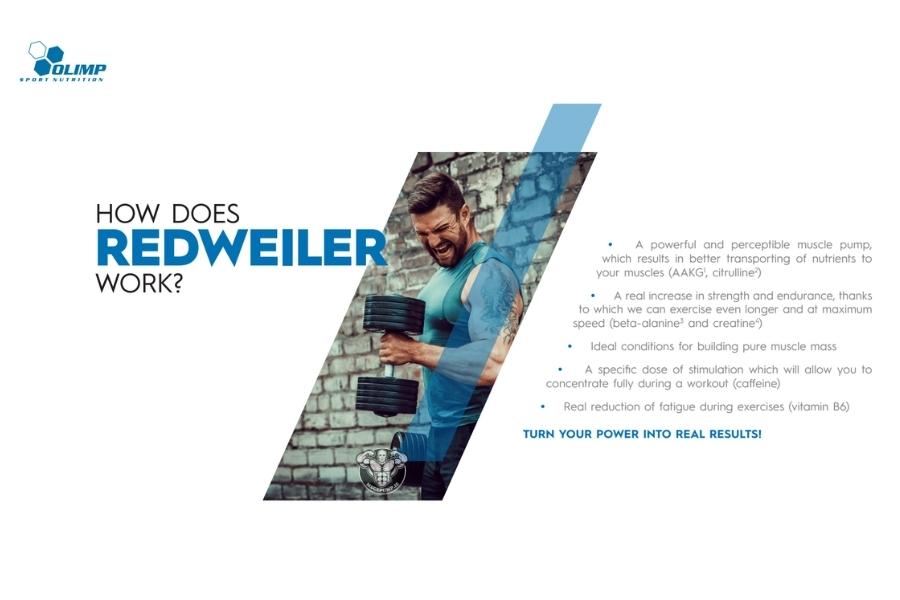Olimp Redweiler Pre workout benefits | Megapump