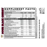 Ghost Burn Black ingredients Ghost Lifestyle | Megapump