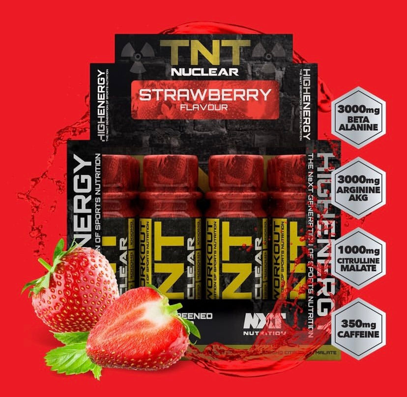 TNT Nuclear Pre-workout Shots Box 12x60 ml NXT Nutrition