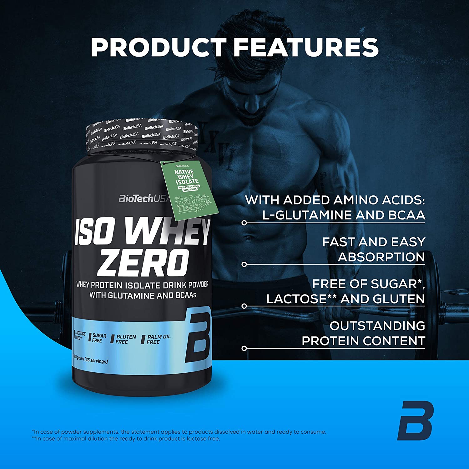 Iso Whey Zero BiotechUSA - 908g | Megapump