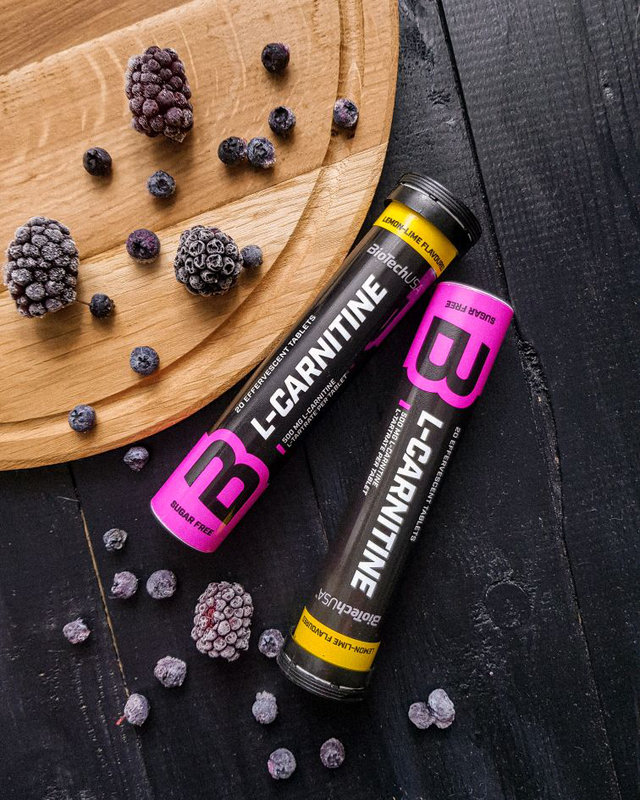 L-Carnitine 20 Effervescent tabs BiotechUSA | Megapump