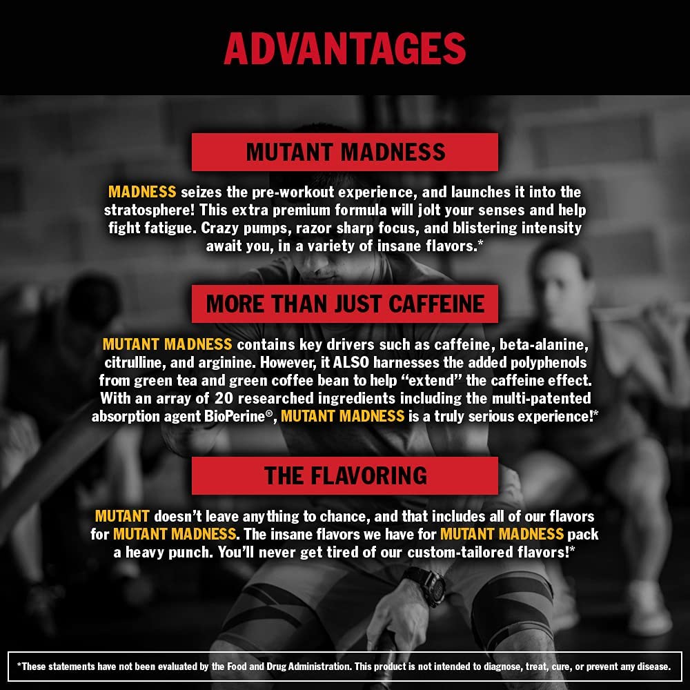 Mutant Madness Preworkout 225g | Megapump