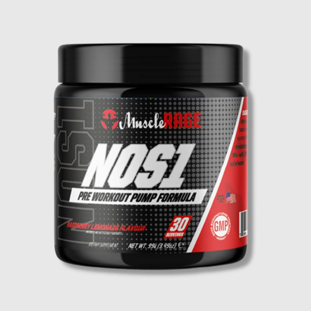 NOS-1 Stimulant Free Pre Workout - Muscle Rage | Megapump