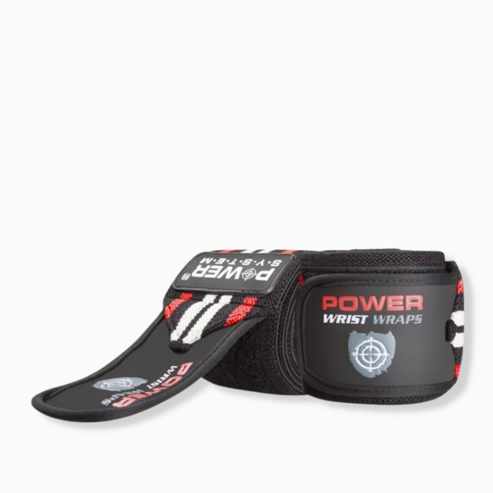 Power System Wrist Wraps 3500 Red | Megapump