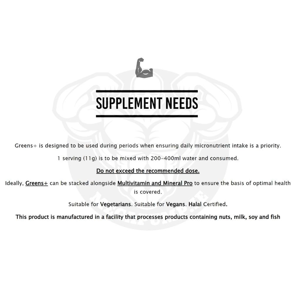 Supplement Needs Greens use | Megapump