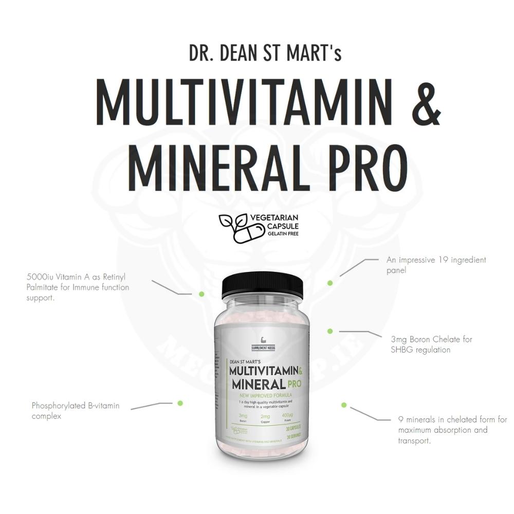 Supplement Needs Multivitamin and Mineral Pro | Megapump