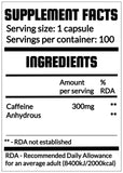 Caffeine 300mg Qrp Nutrition