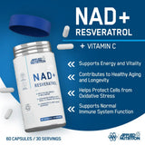 NAD+ Resveratrol Applied Nutrition Information | Megapump