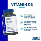 Applied Nutrition Vitamin D3 facts | Megapump
