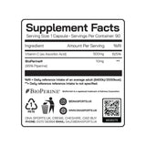 Dna Sports vit c supplement facts | Megapump