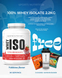 Whey Protein Isolate Powder Sports Nutrition - 2270g | Megapump