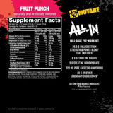 *New* Mutant ALL IN Pre-Workout 40 servings