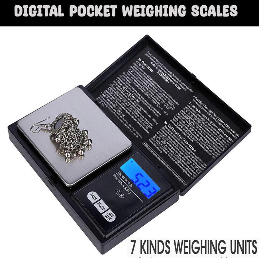 Pocket scales digital professional mini - megapump